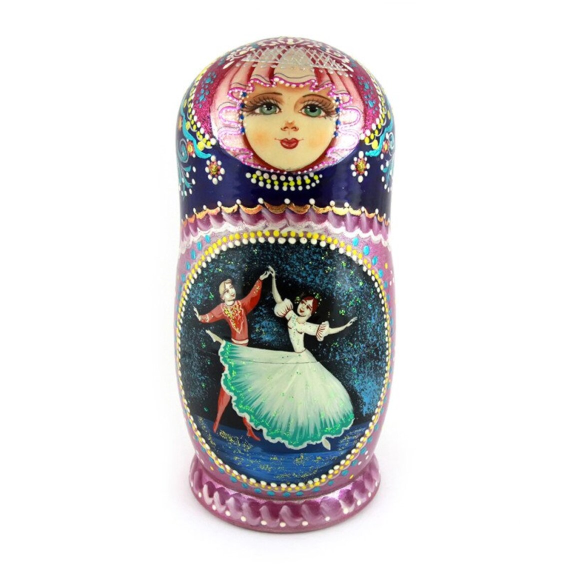 Nesting Doll Ballet 7 pieces Russian Doll Etsy