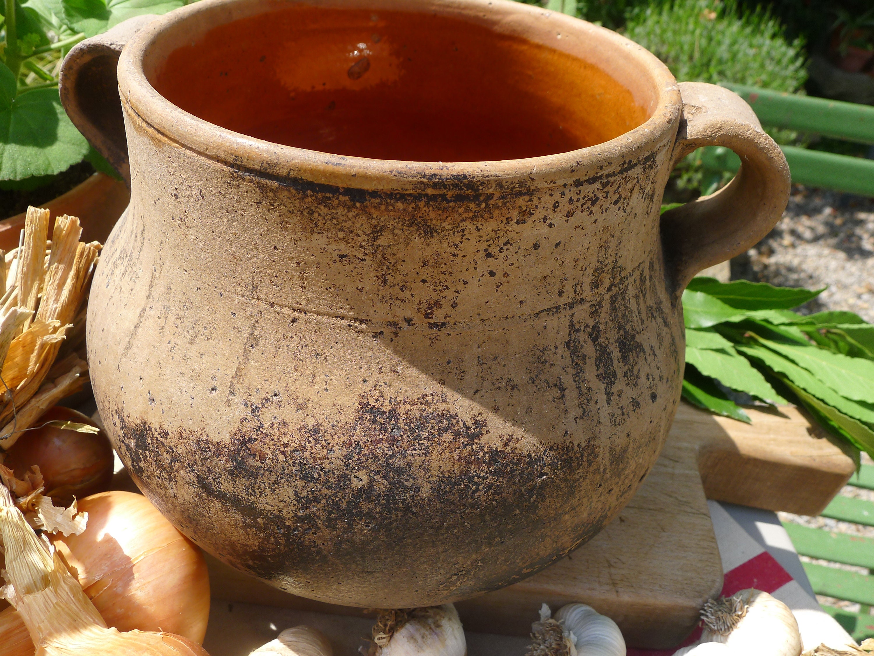 French Vintage Vallauris Terracotta Cooking Pot Etsy UK