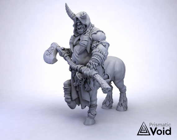 Chaos Centaur / Centigor - Miniature for Dungeons & Dragons