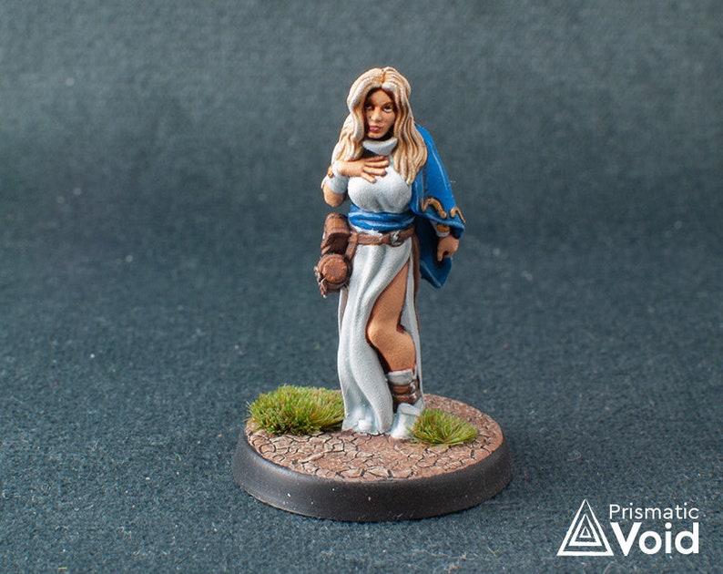 Female Cleric / Healer Miniature for Dungeons &amp; Dragons - Etsy Australia