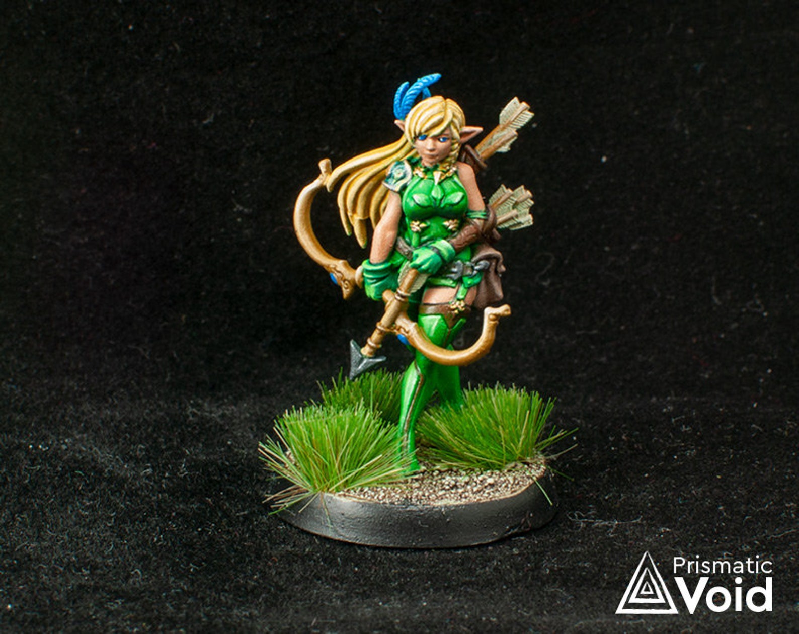 Female Wood Elf Ranger Miniature for Dungeons & Dragons Etsy Australia