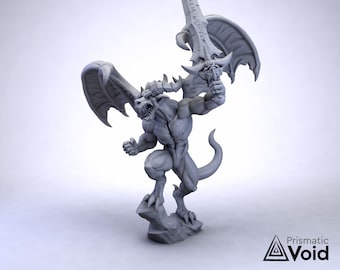 Abishai / Fiend / Devil - miniature for Dungeons & Dragons, tabletop RPG