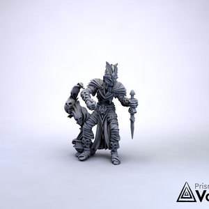 Mummy Lord Miniature for Dungeons &amp; Dragons, Tabletop RPG 5E - Etsy