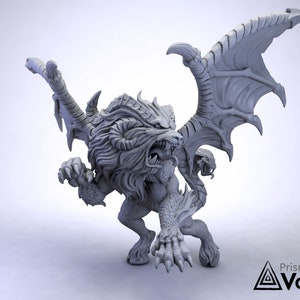 Chimera - miniature for Dungeons & Dragons, tabletop RPG
