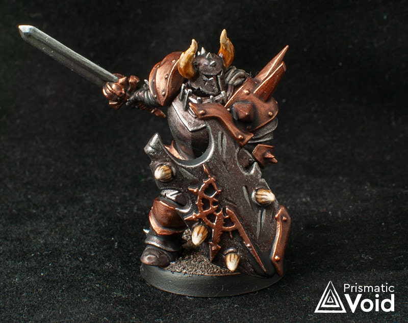 Chaos Champion / Damned Warrior - Miniature for Dungeons