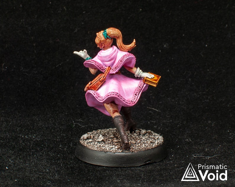 Female Wizard Apprentice Miniature for Dungeons & Dragons Etsy