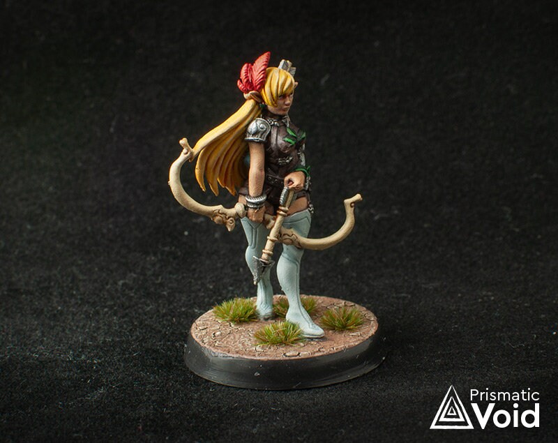 Female Wood Elf Ranger Miniature for Dungeons & Dragons Etsy Australia