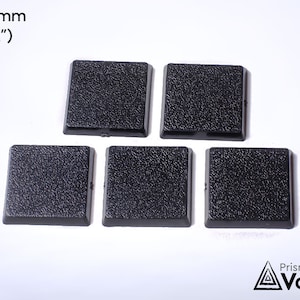 Podstawki plastikowe kwadratowe 25 mm / 1"