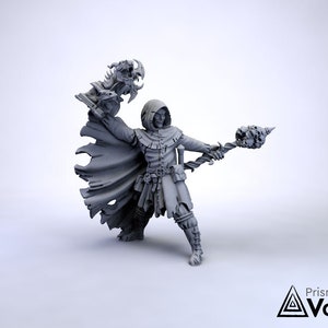 Wizard Summoner / Necromancer / Warlock - miniature for Dungeons & Dragons, tabletop RPG