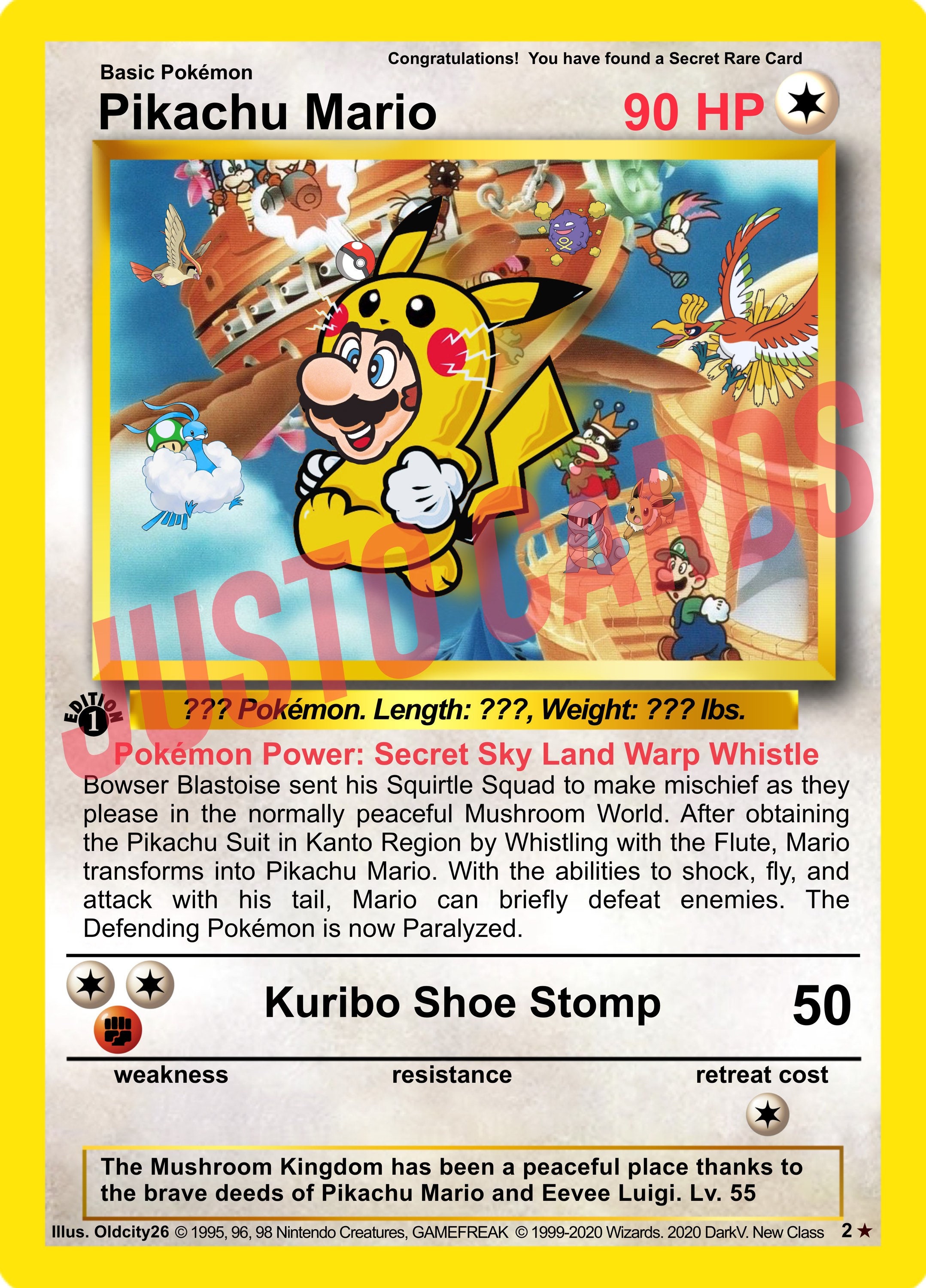 ピカチュウ マリオ - 新しいクラス - Nieuwe Klasse カスタム ポケモン