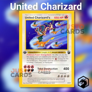 Tarjeta Pokémon personalizada Dragonland 30/30 de United Charizard