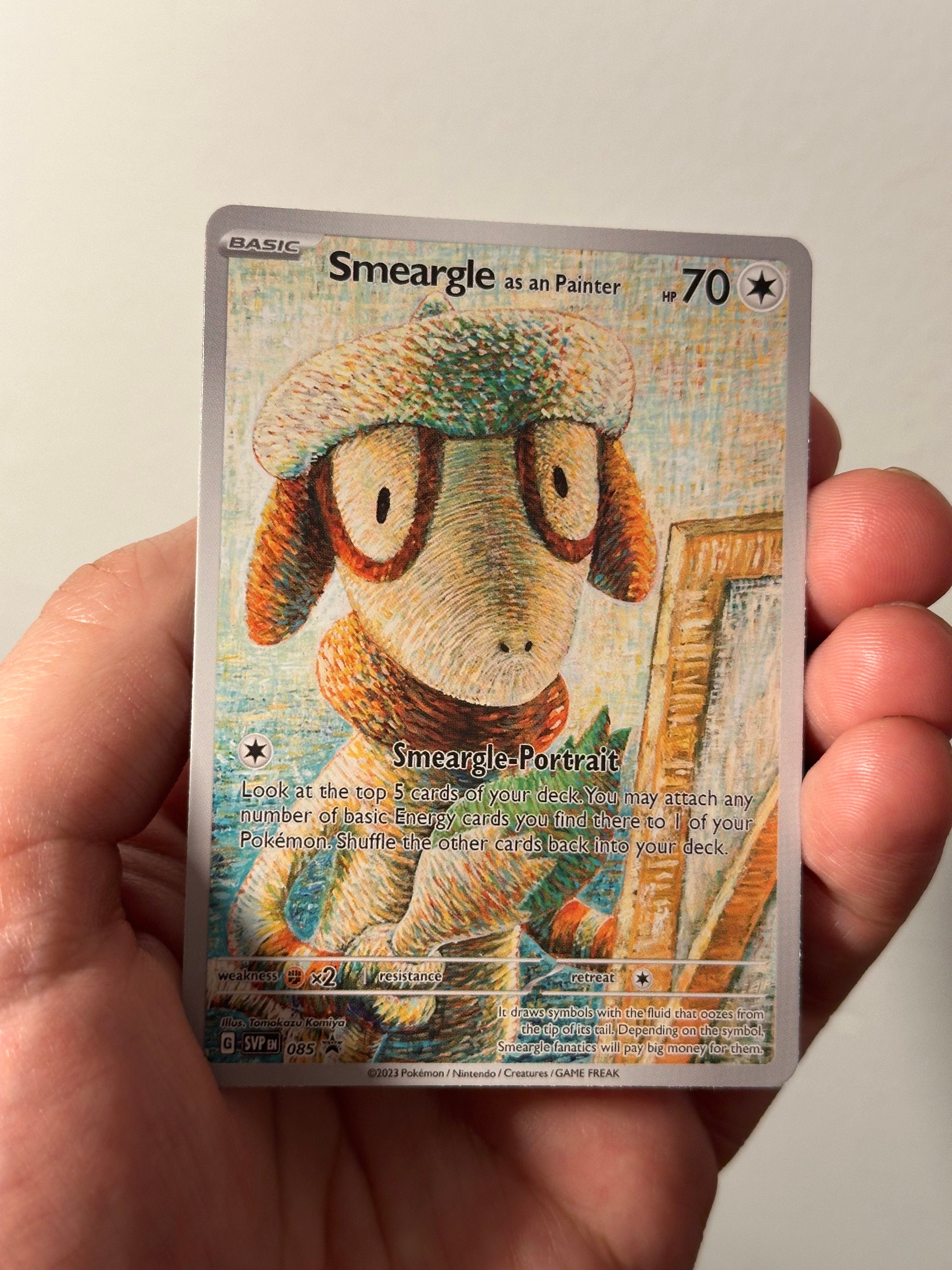Smeargle as an Painter Custom Pokemon Card - Etsy Ireland