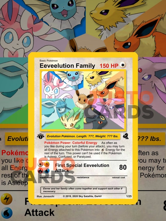 Pokemon - Evolving Skies - Poster Eevee Evolutions Eevolutions - NEW