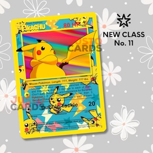 Pikachu Pokémon - Neue Klasse - Pokemonkarte (Custom Pokemon Card)