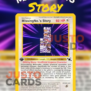 Carta Pokemon personalizzata Verhaal di MissingNo