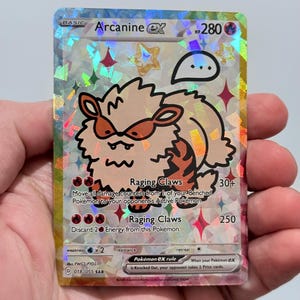 Arcanine ex Holo - Custom Pokemon Card