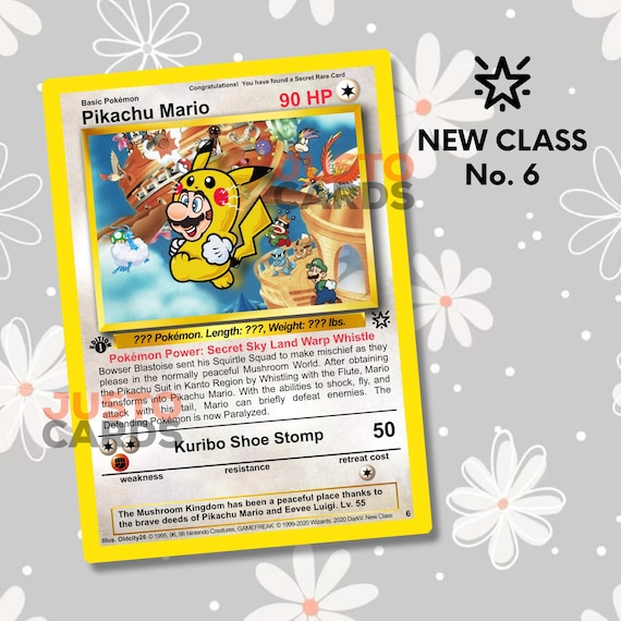 ピカチュウ マリオ - 新しいクラス - Nieuwe Klasse カスタム ポケモン