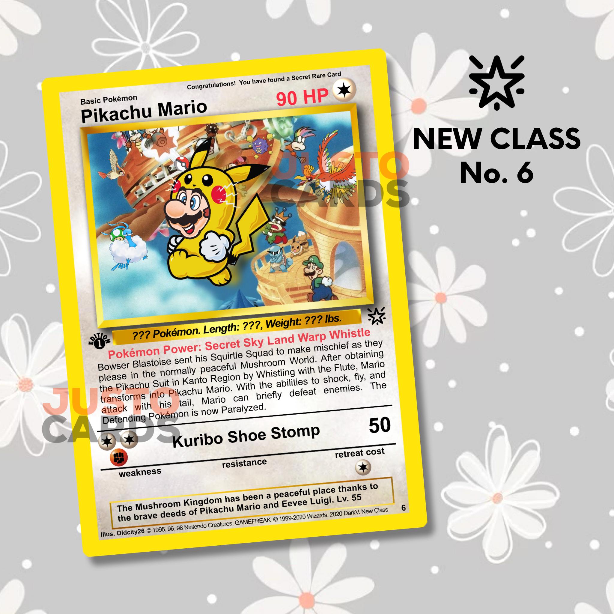 マリオピカチュウ ピカチュウ マリオ - 新しいクラス - Nieuwe Klasse カスタム ポケモン