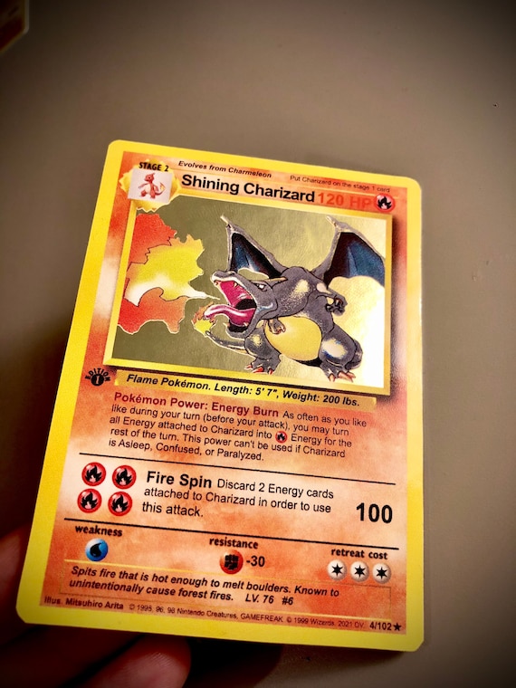 Complete set of original Pokémon cards, including shiny Charizard, sells fo  - Tabletop Gaming