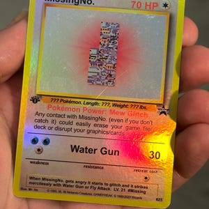 Novità! MissingNo. Holo Black Star Promo - Carta personalizzata classica