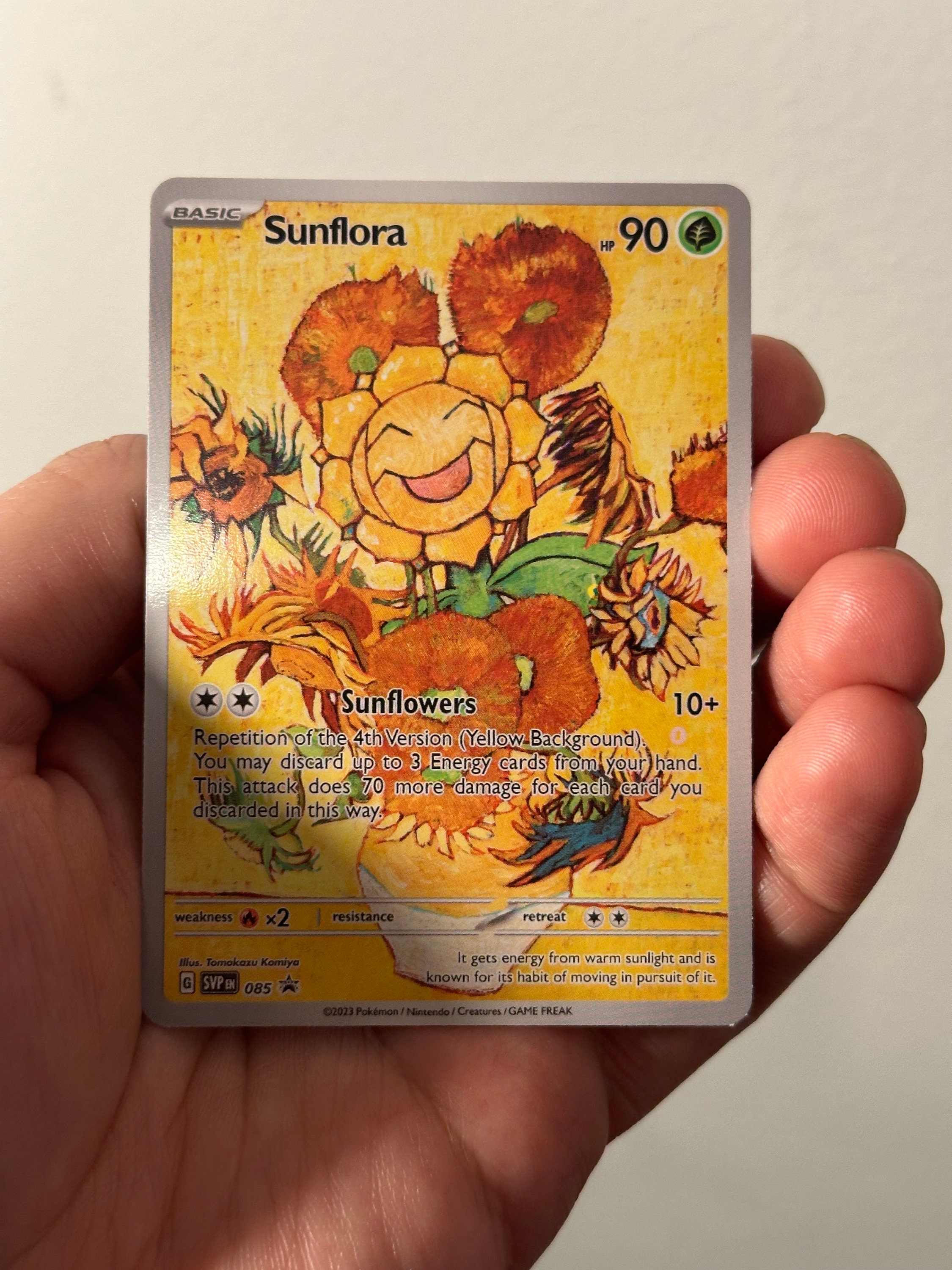 Sunflora Van Gogh Style Custom Pokemon Card - Etsy UK Sunflora Van Gogh Style Custom Pokemon Card - Etsy UK