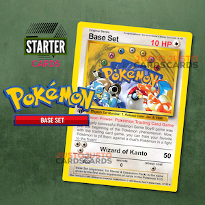 Basisset 0/102 Startkaart Aangepaste Pokemonkaart
