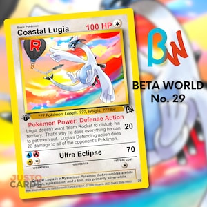 Lugia Costero - Carta Pokémon personalizada del Mundo Beta 29