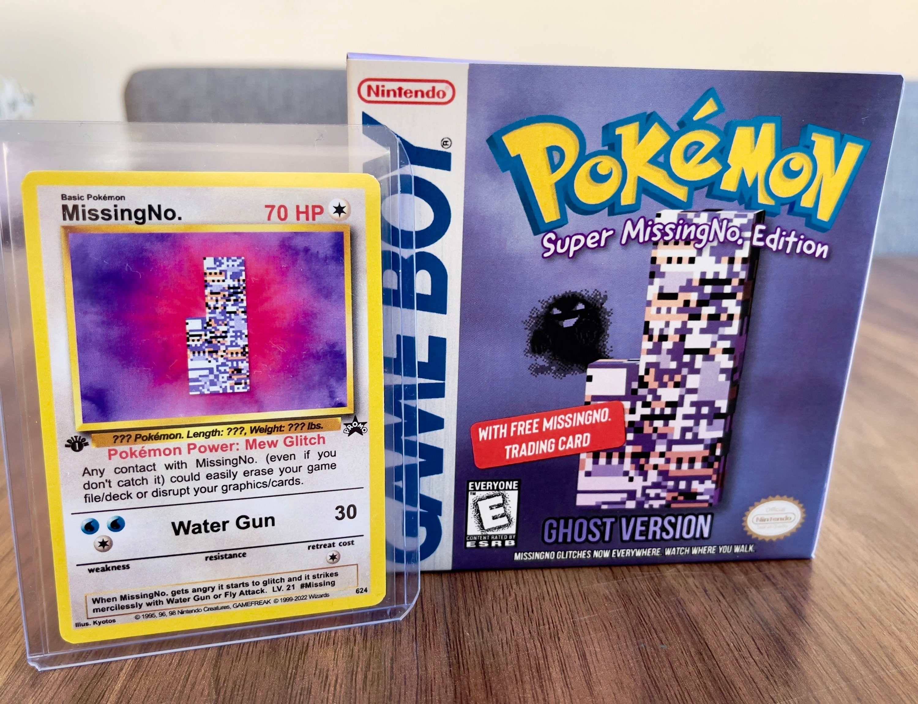 Missingno. Gameboy Box and Pokemon Card Custom Art - Etsy UK