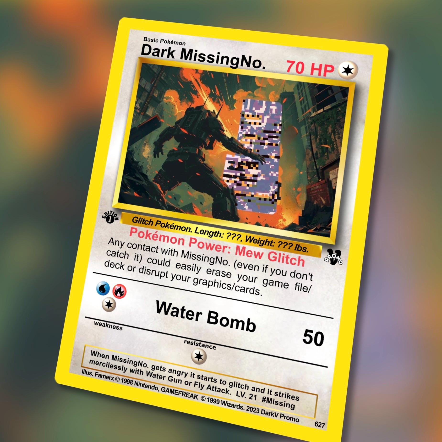 missing no pokemon card Japanese Missingno Pokemon Card – ViciousProxies