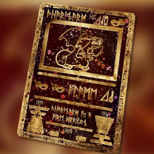 Ancient Charizard aangepaste Pokemon-kaart