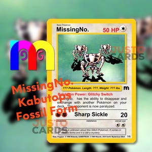 Vermistnr. ?/5 Fallo misterioso, DarkV. Tarjeta de Pokémon Geweldige aangepaste