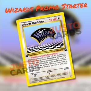 Carta iniziale promozionale Pokemon Wizards of The Coast Black Star - Carta personalizzata