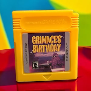 Grimace's Birthday McD - Individuell angefertigtes Gameboy Spiel Modul