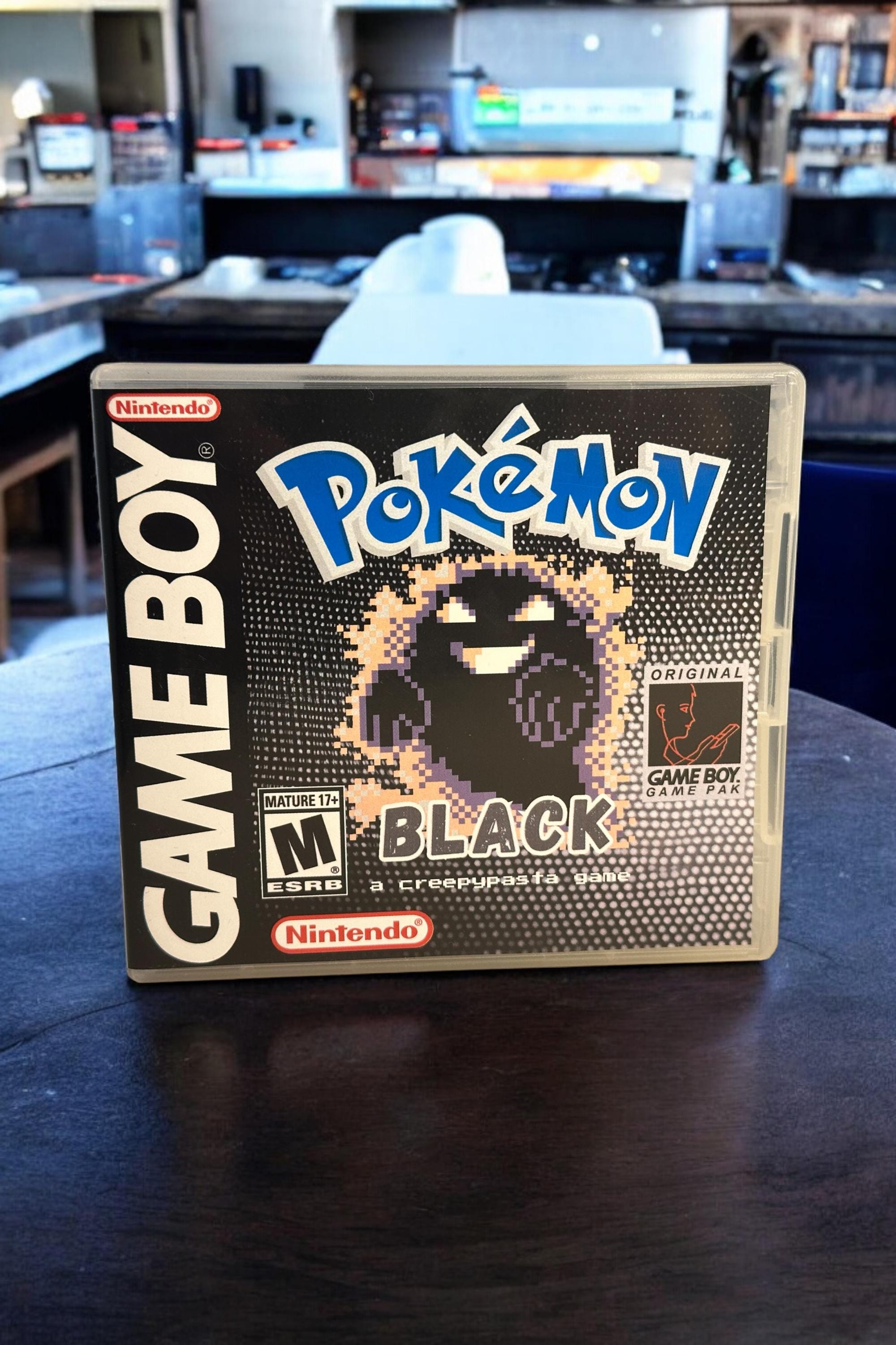 Juego Creepypasta de Pokémon Negro completo: cartucho y caja de juego para  Game Boy Color personalizados - Etsy México, image size:2000x3000