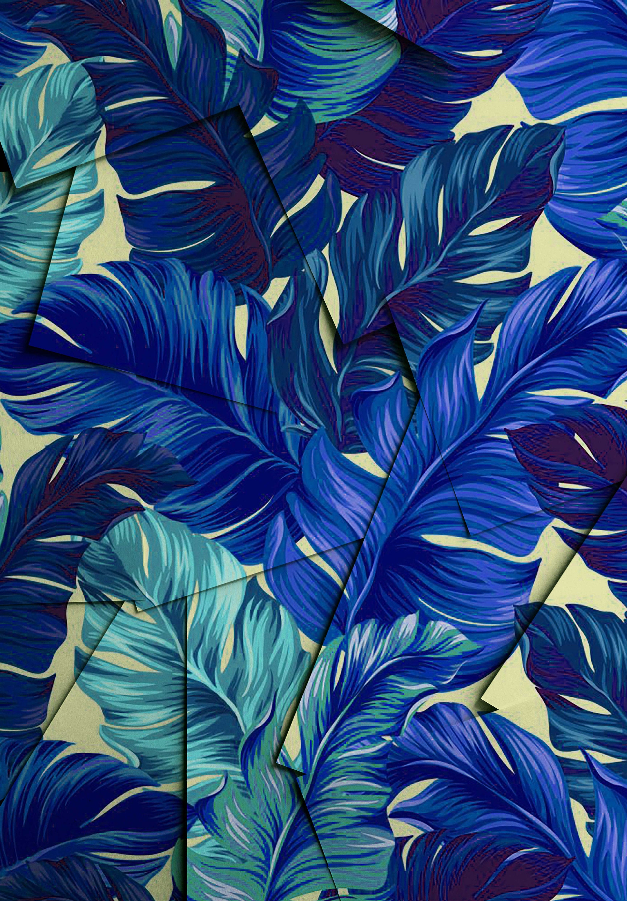 Classic Palm Leaves Removable Wallpaper Wall Mural Peel | Etsy