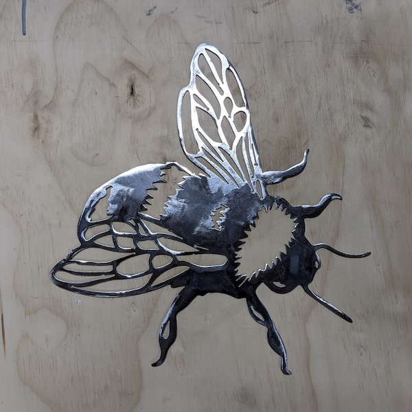 Metal Bee Silhouette - Garden Ornament