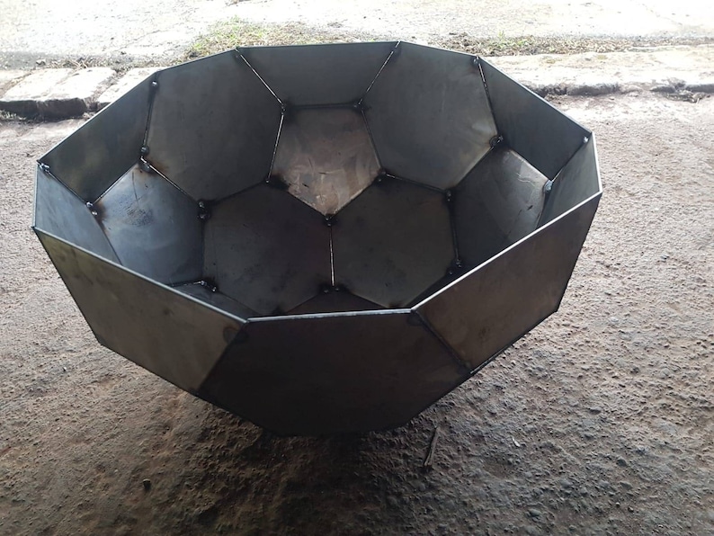 Geodesic Fire Pit Weld Together Kit Etsy