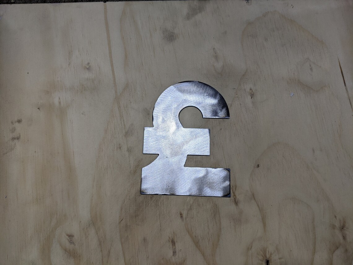 Metal Pound Sign Etsy