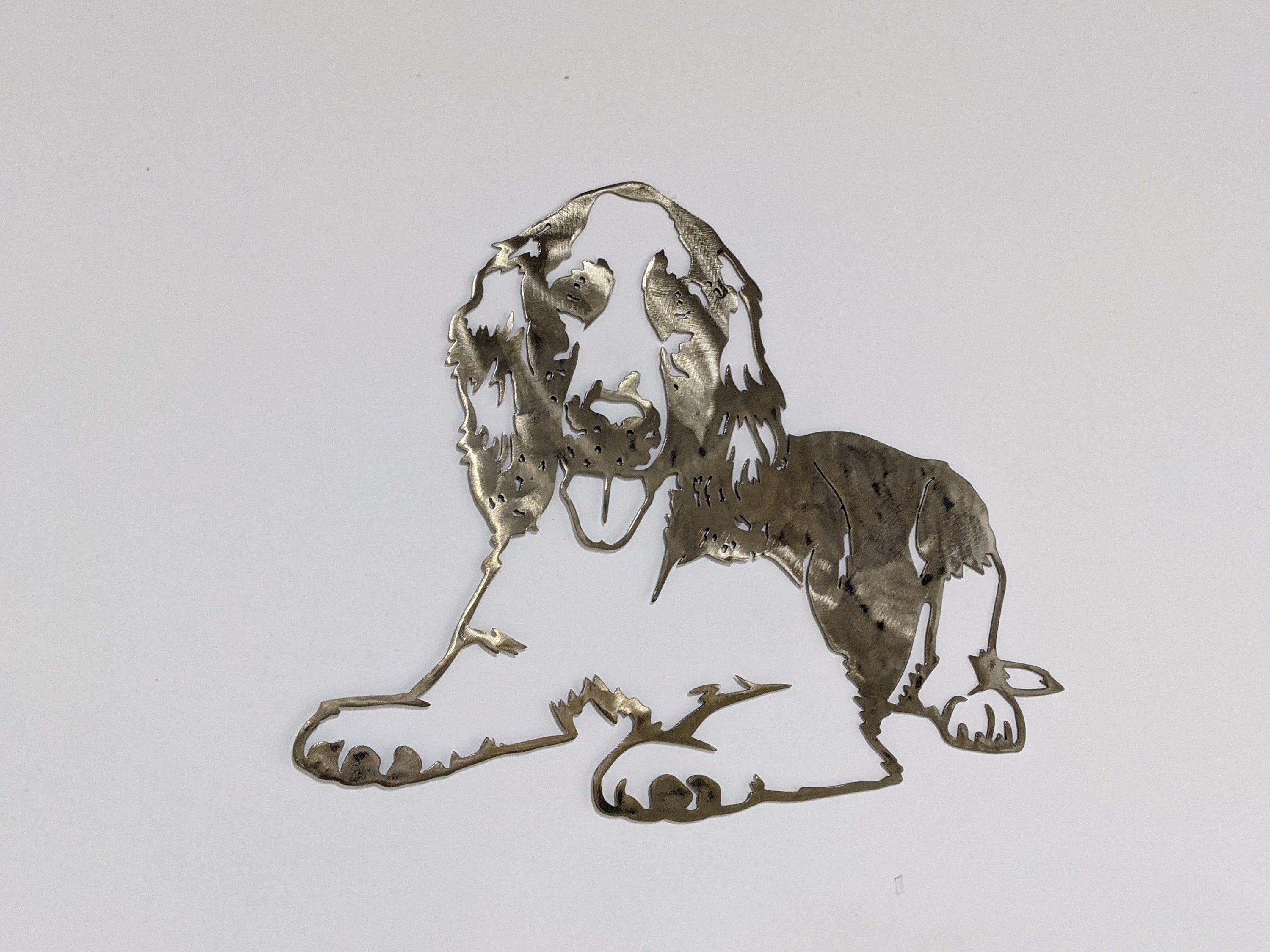 Cocker Spaniel Dog Metal Garden Ornament | Etsy