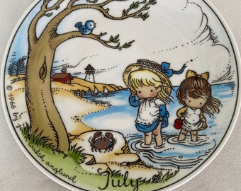 Joan Walsh Anglund - 1966 November Ceramic Collector's Plate - Etsy