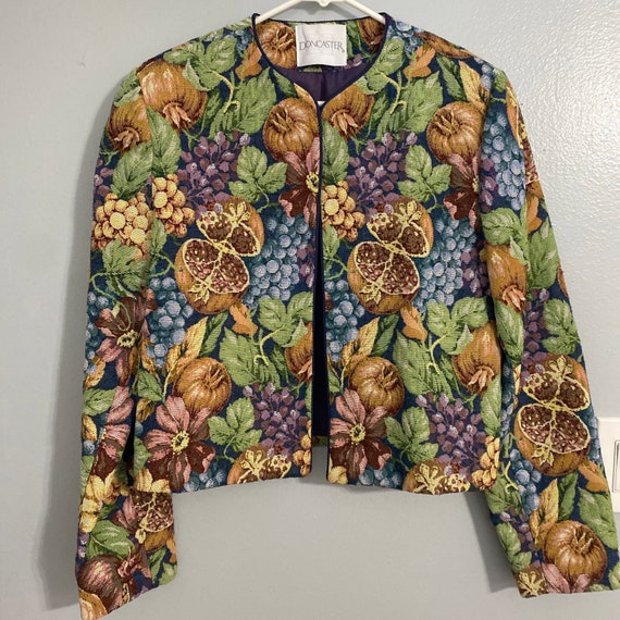 Vintage Doncaster Blazer Fruit Design. - image 3