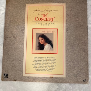 Amy Grant in concert &quot;Age To Age&quot;-tour. Videodisc