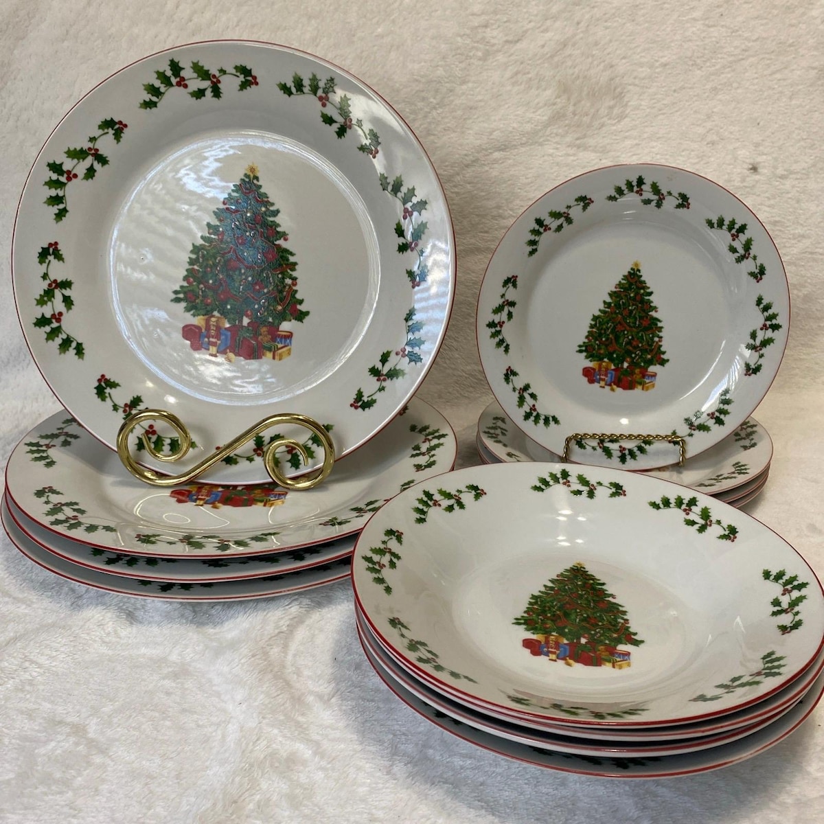 Vintage Holiday Time Christmas Stoneware by Walmart, Set of 12 - Etsy