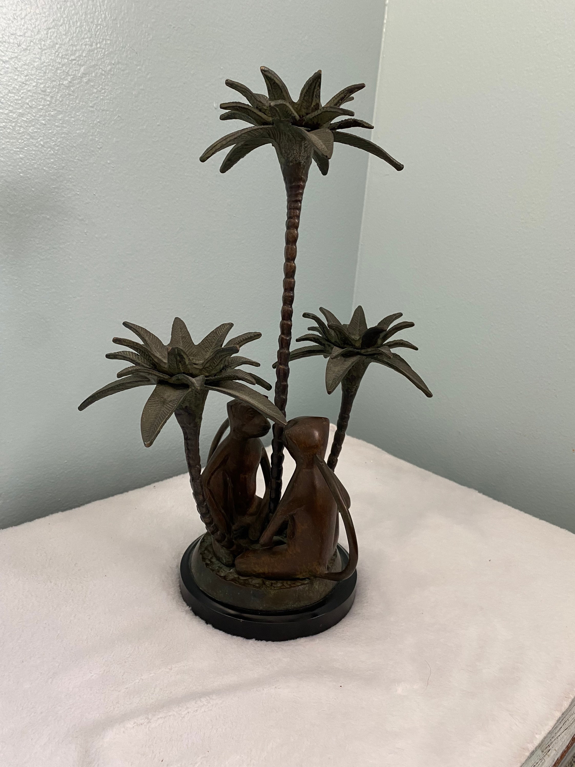 Palm tree tea light holder best sale