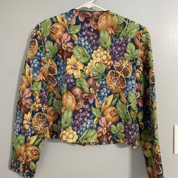 Vintage Doncaster Blazer Fruit Design. - image 2