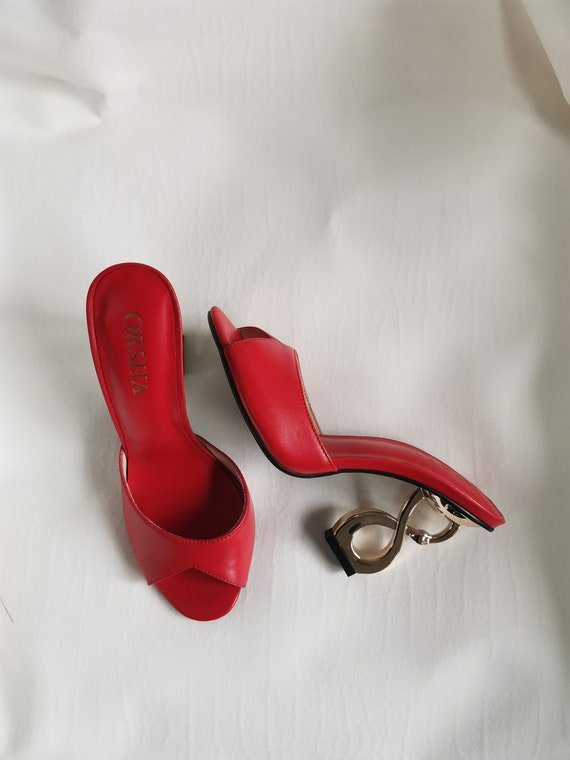 2020 Sandal For Women Slip On Peep Toe High Block Heel Shoes Ladies Designer  Heels - Buy China Wholesale Ladies Designer Heels $11.8 | Globalsources.com