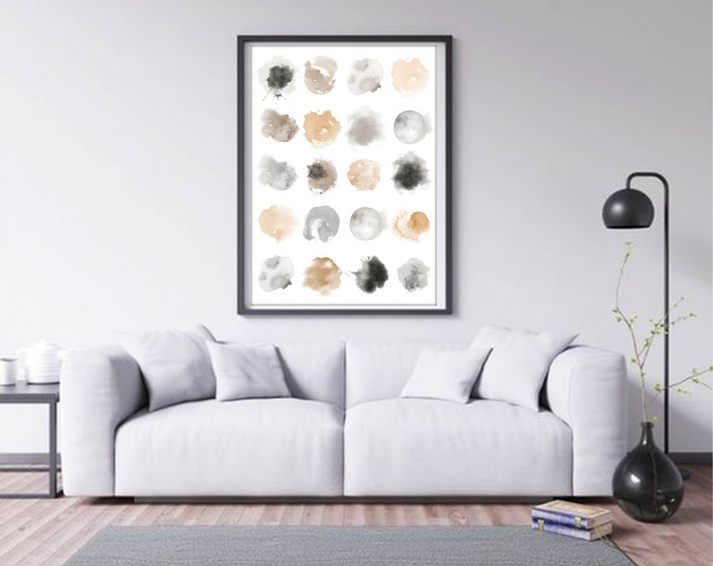 Abstract Digital Print Painting Contemporary Painting Watercolor