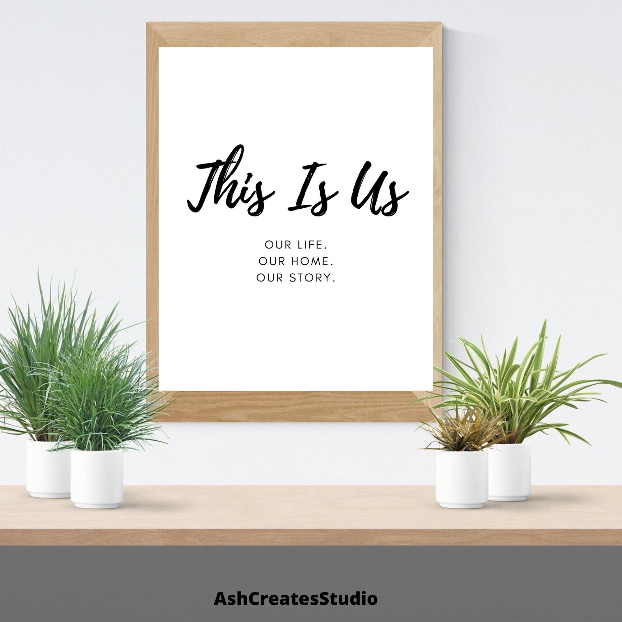 This is us This is us phrase Digital Download Instant | Etsy