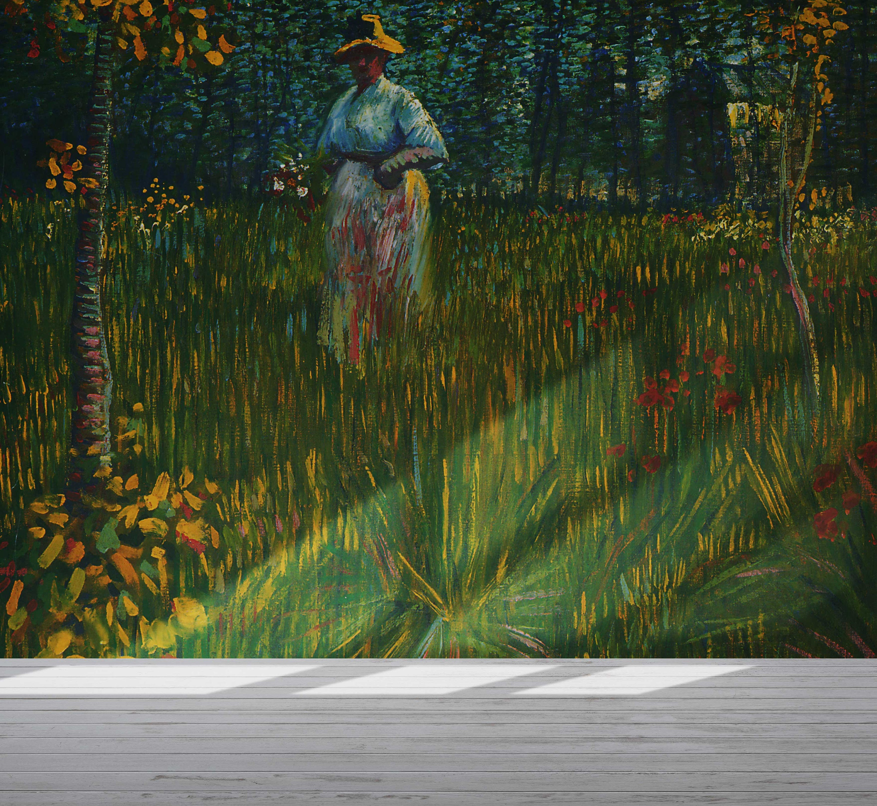 Van Gogh Wall Poster , Peel and Stick Gogh Art Work Wall Mural , Art Deco  Wallpaper , Oil Paint Van Gogh Mural 