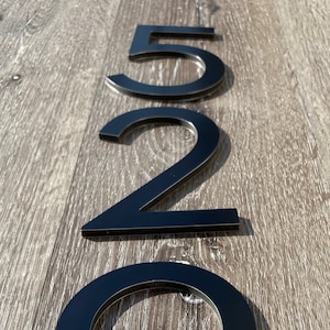 8 Inch Black House Numbers Traditional Address Apartment complex Numbers Condo Numbers Mailbox Numbers Thanksgiving Christmas Gift Ideas